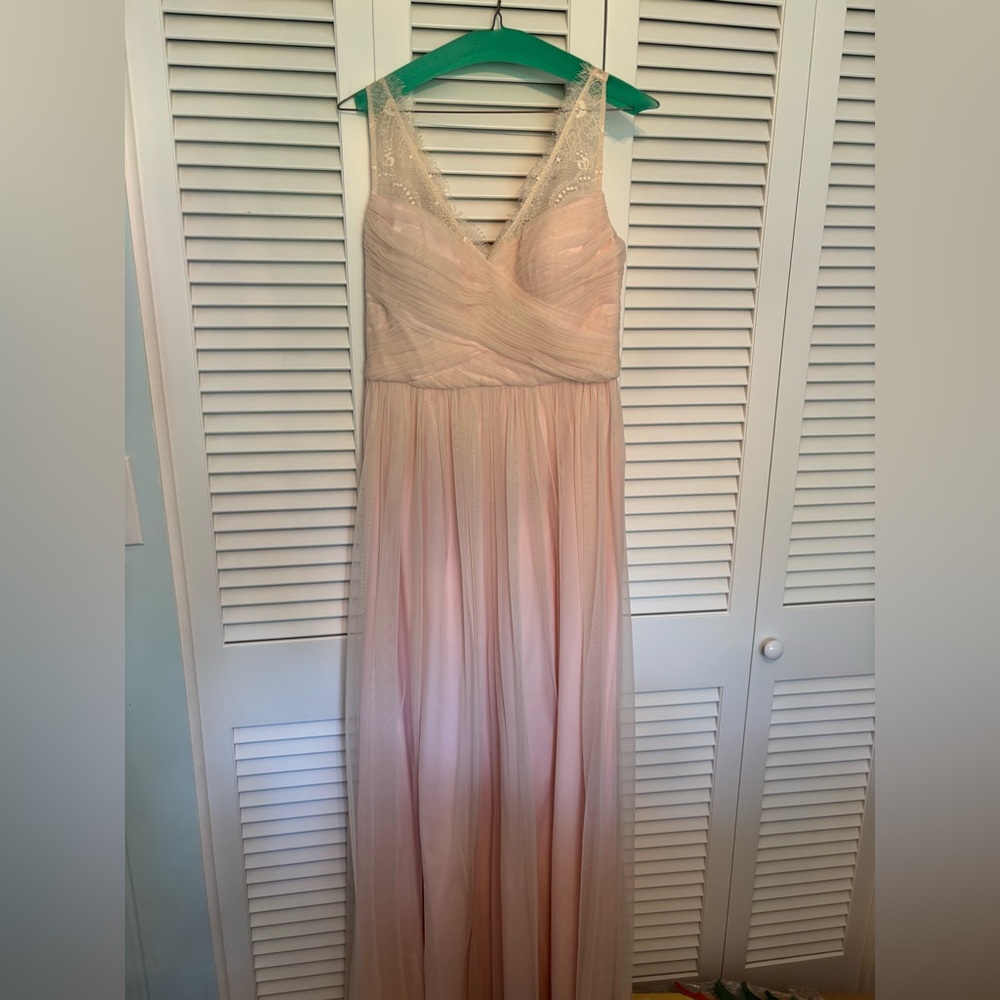 Blush Pink Chiffon Gown
